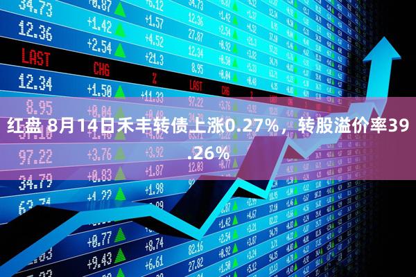 红盘 8月14日禾丰转债上涨0.27%，转股溢价率39.26%